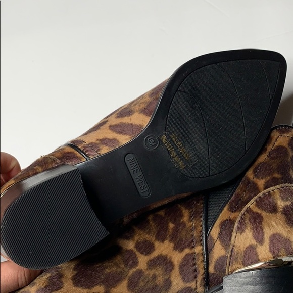 NWOT NINE‎ WEST  Ankle Boots Faux Fur Size 6 - Picture 4 of 6